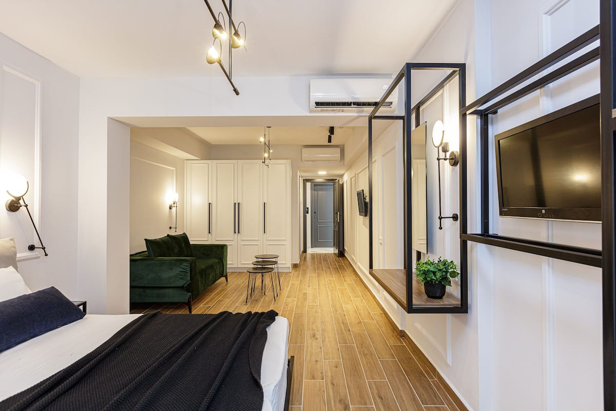 1 habitación, ropa de cama de alta calidad y cubrecamas