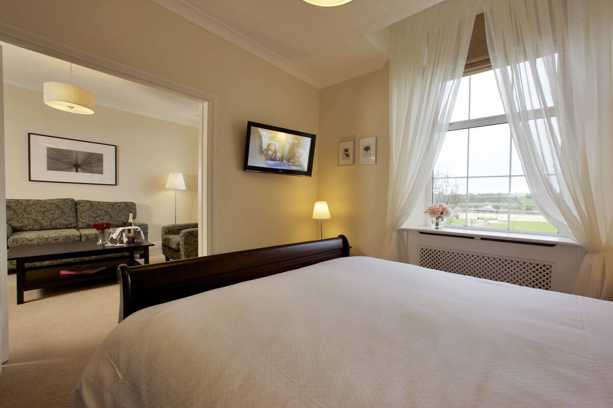 deluxe suite, 1 queen bed, sea view | individually decorated, individually furnished, iron/ironing board