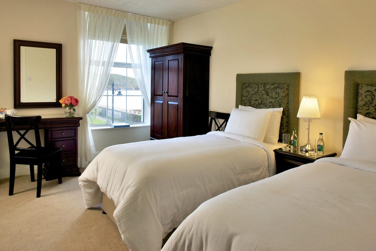 individually decorated, individually furnished, iron/ironing board