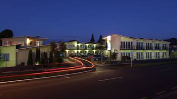 Front of property – evening/night