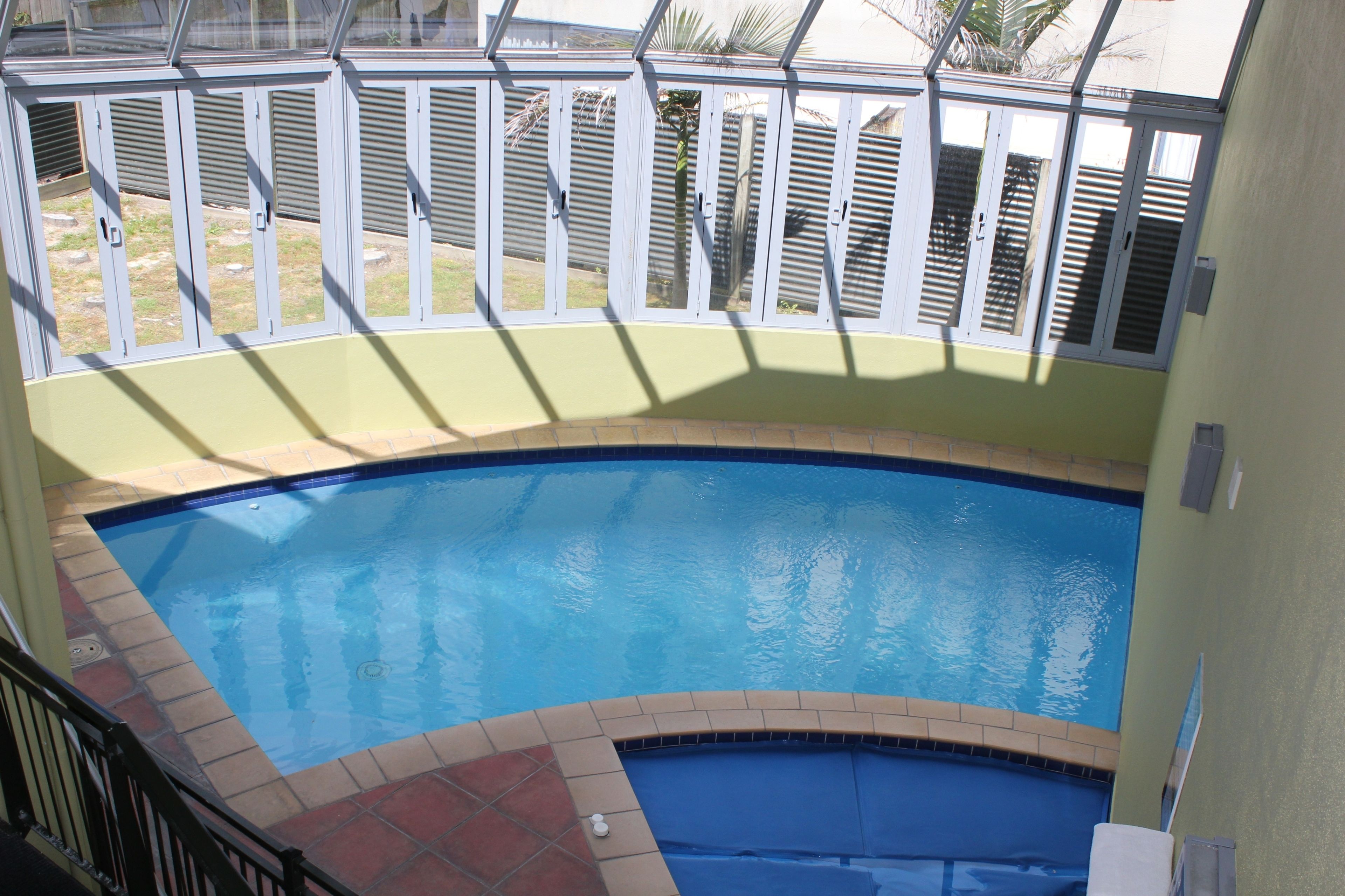 indoor pool, outdoor pool