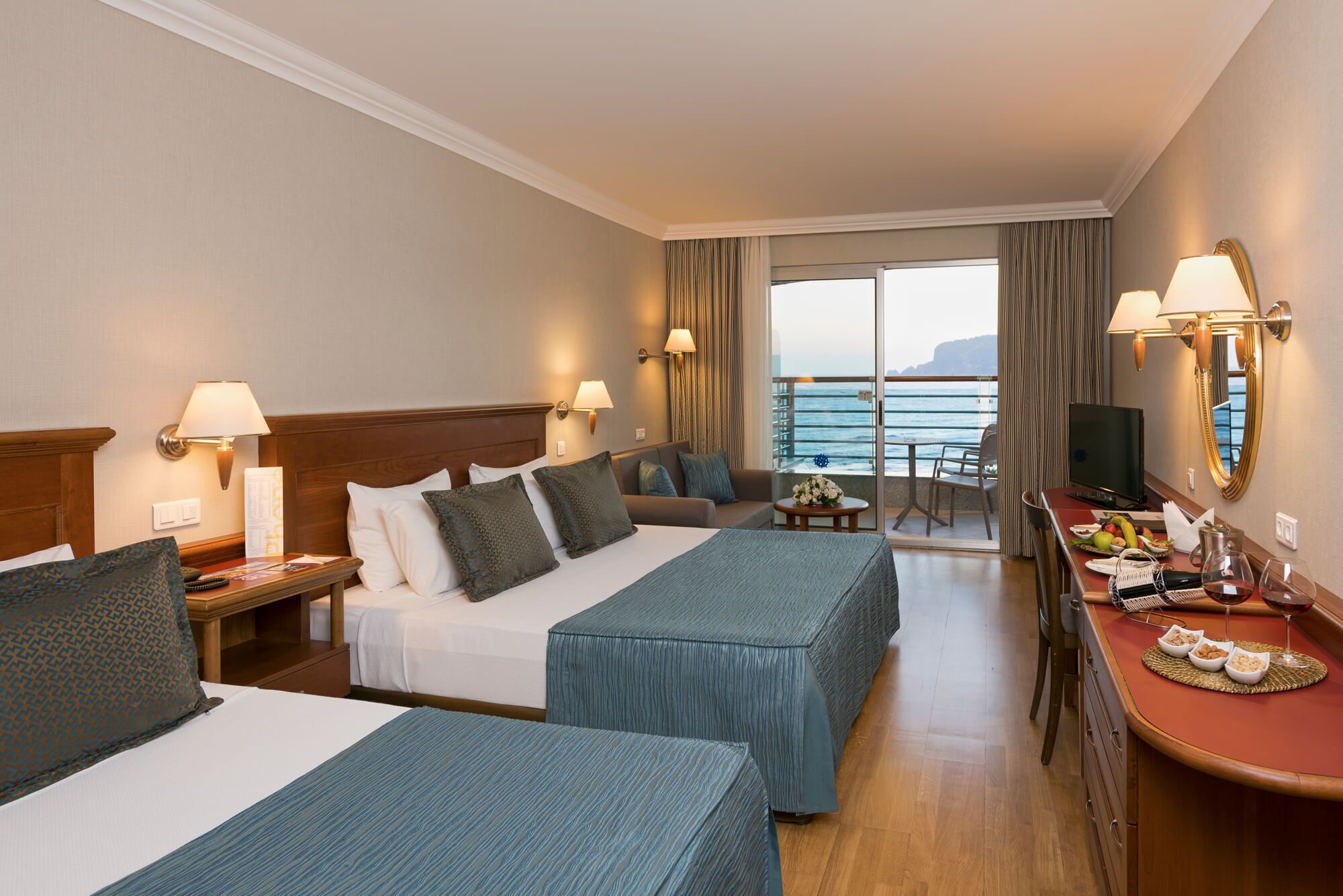 Free minibar items, in-room safe, desk, WiFi