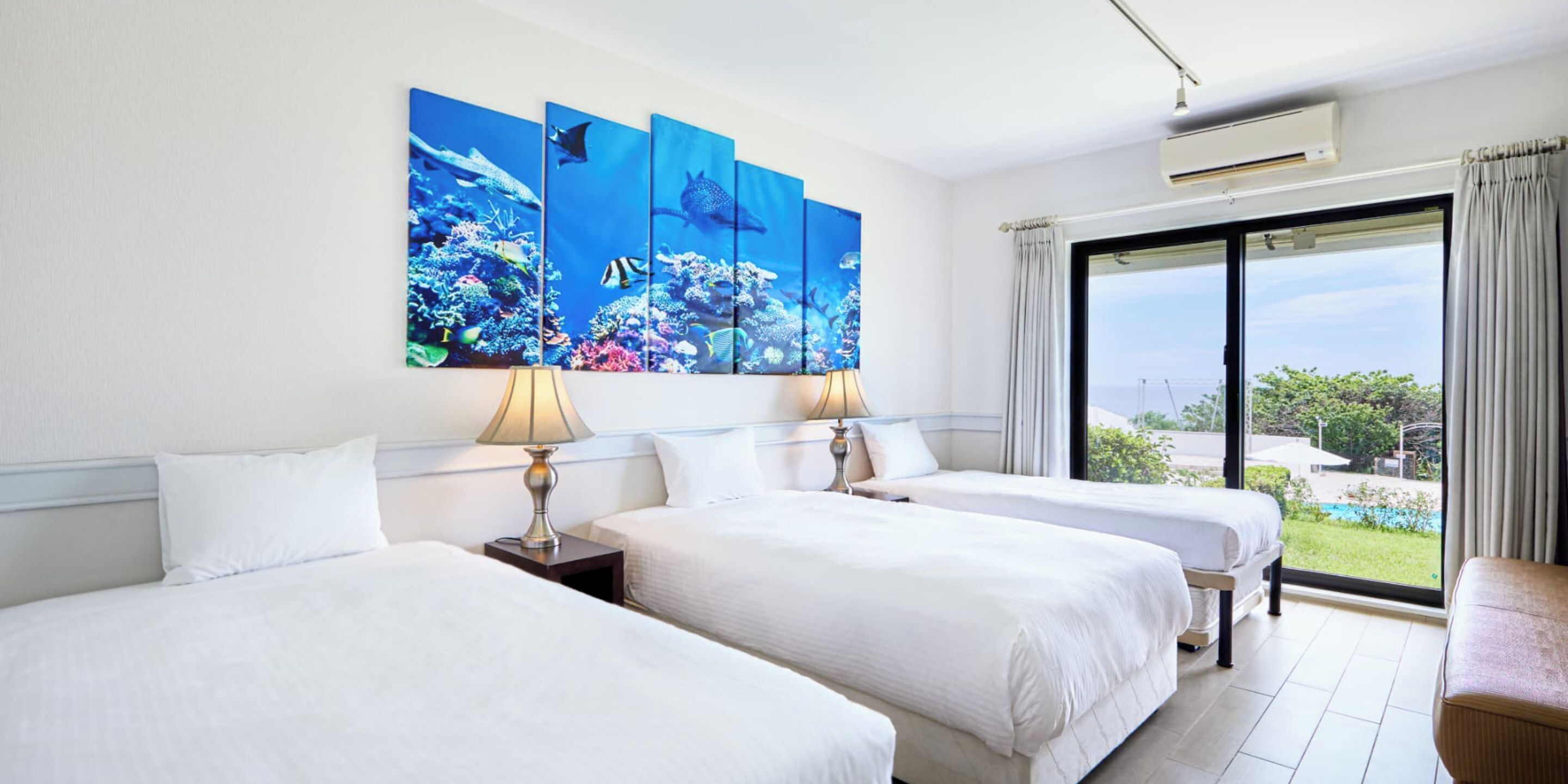 Premium bedding, down comforters, in-room safe, desk
