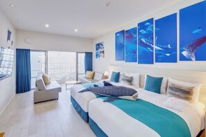 Comfort Chura Umi Terrace Twin, Non Smoking | Premium bedding, down comforters, in-room safe, desk - Royal View Hotel Churaumi - Closest to Churaumi (Motobu)