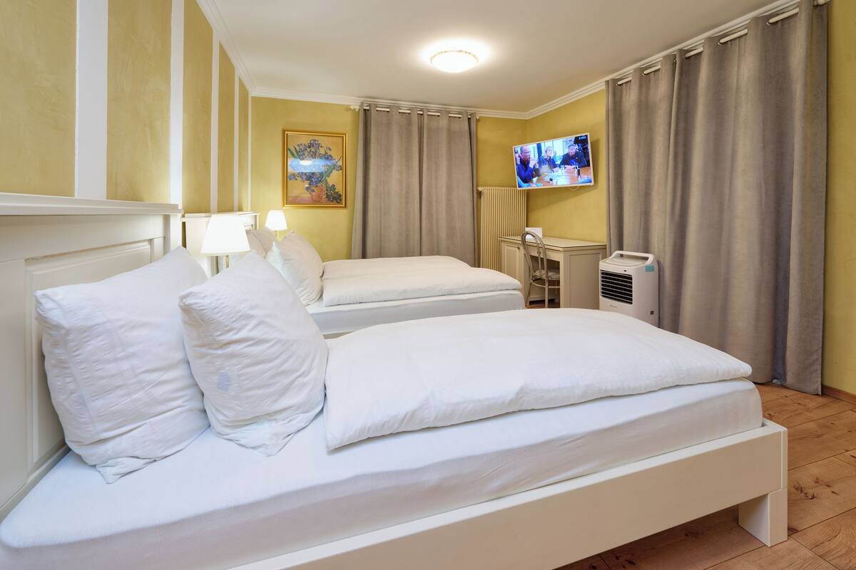 Standard Triple Room | Hypo-allergenic bedding, in-room safe, individually decorated, desk