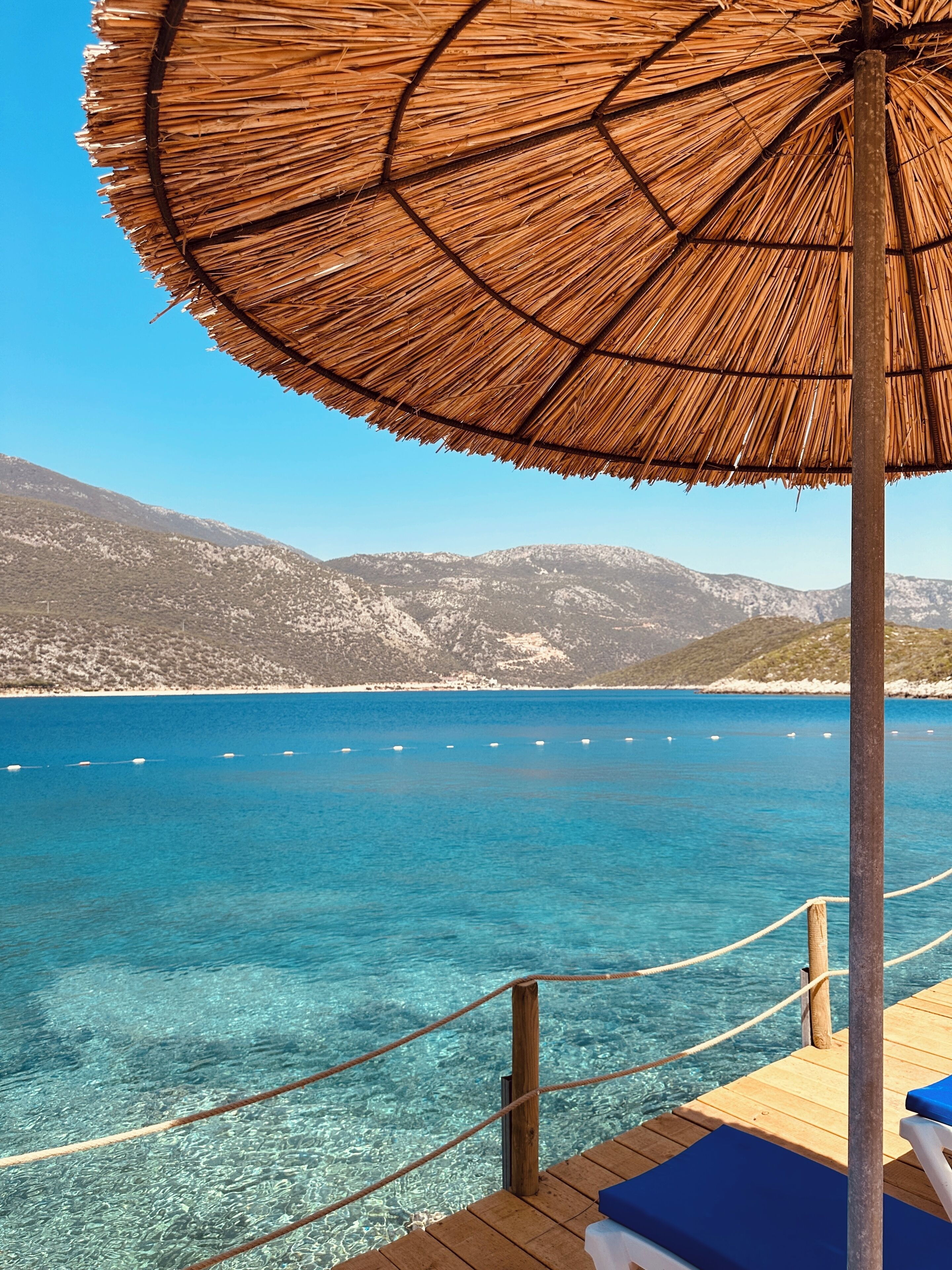 Privatstrand, Cabañas (kostenlos), Liegestühle, Sonnenschirme