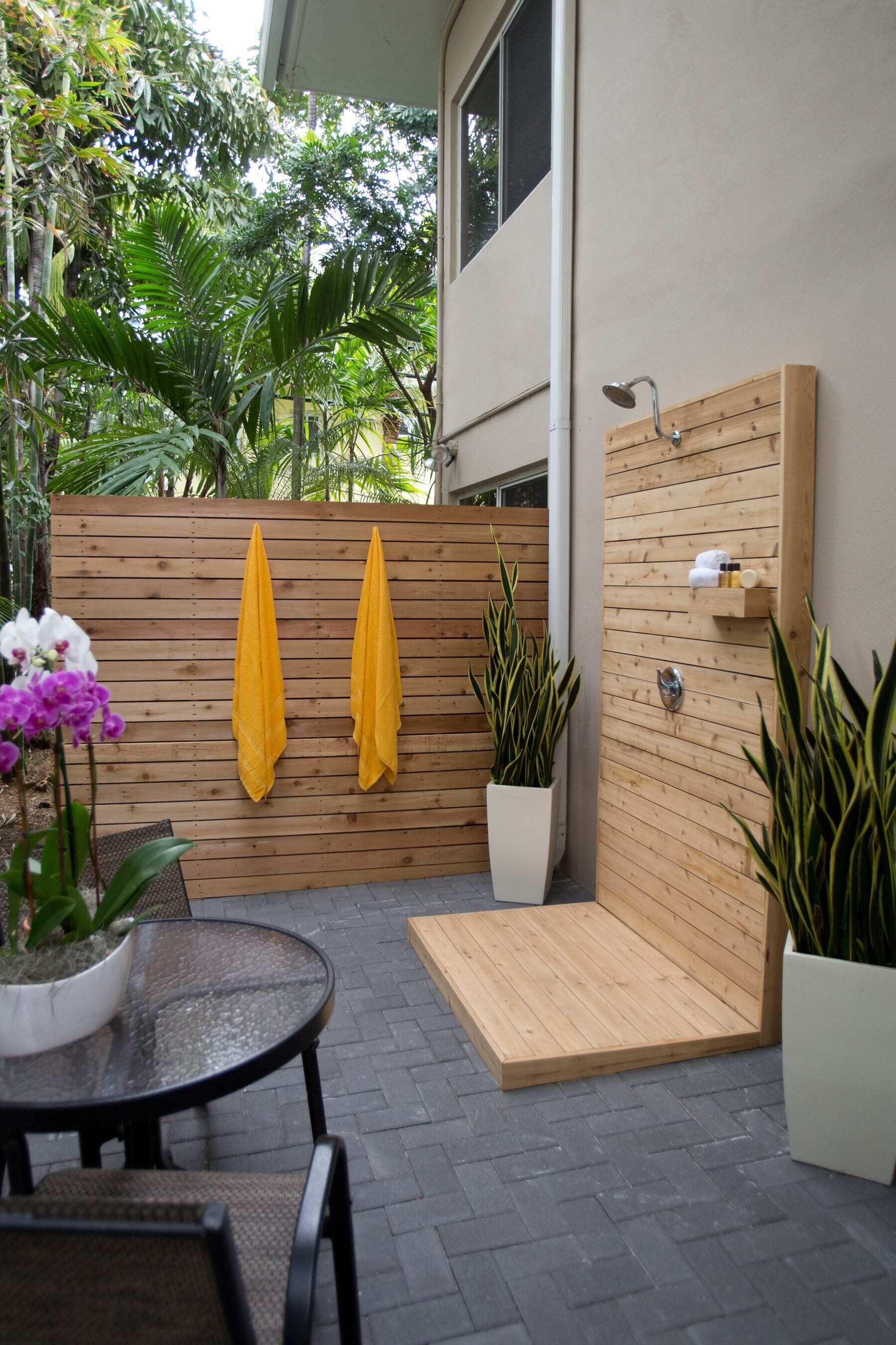 premium suite, men only | bathroom | shower, hair dryer, dressing gowns, towels