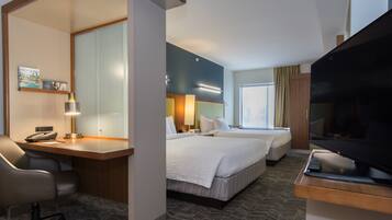 Ropa de cama hipoalergénica y escritorio