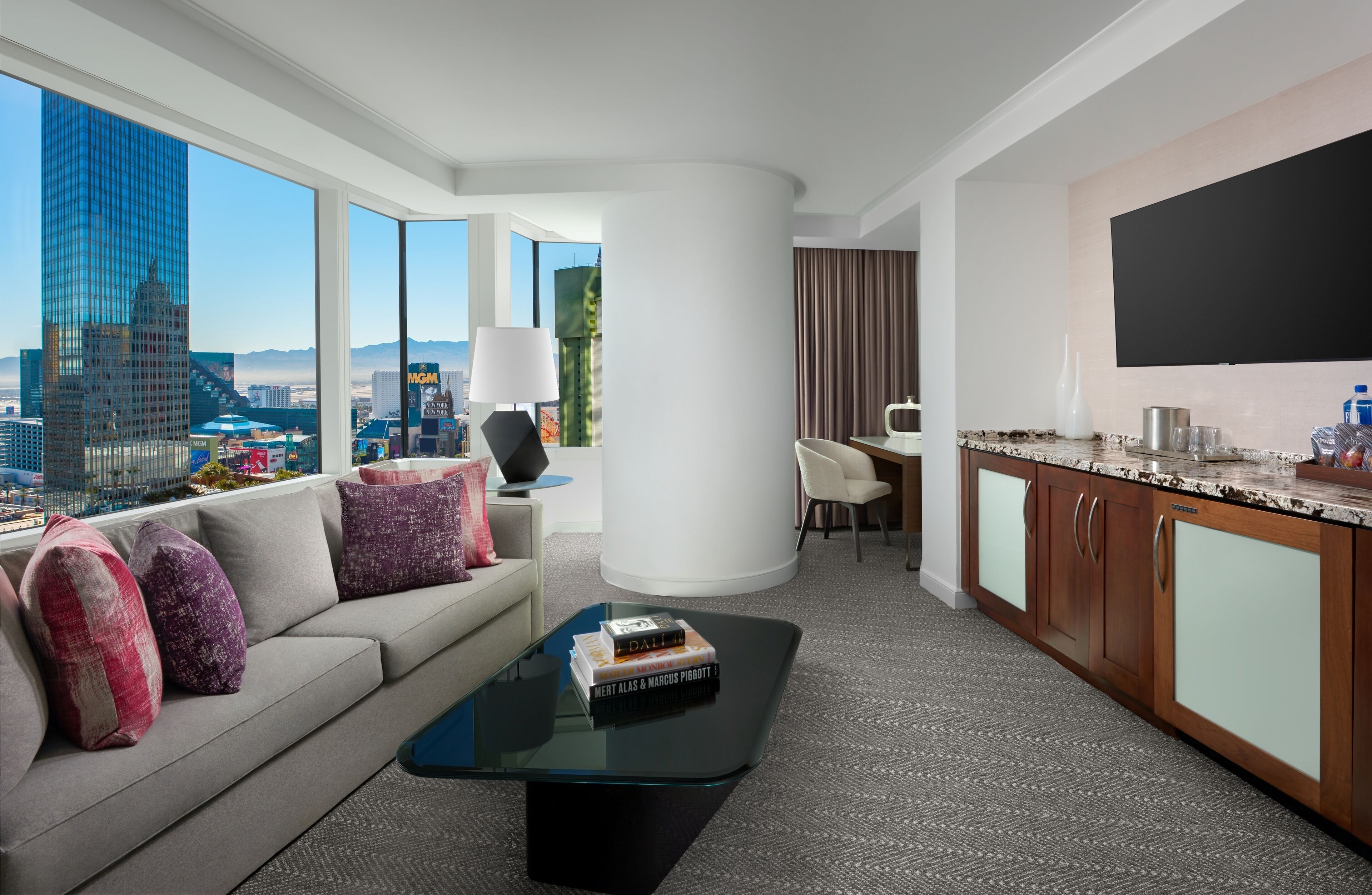 Center Tower Suite - Strip View | Ausblick vom Zimmer