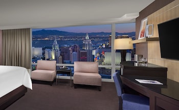 Deluxe Strip View King | View from room at ARIA Resort & Casino