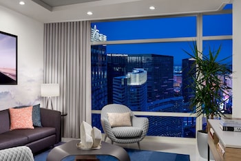 Sky Suites One Bedroom Penthouse - Strip View | View from room at ARIA Resort & Casino