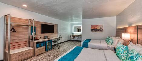 Standardzimmer, 2 Queen-Betten, Nichtraucher | Zimmersafe, Schreibtisch, laptopgeeigneter Arbeitsplatz