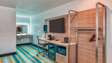 Room, 2 Queen Beds, Accessible, Non Smoking | In-room safe, desk, laptop workspace, blackout curtains