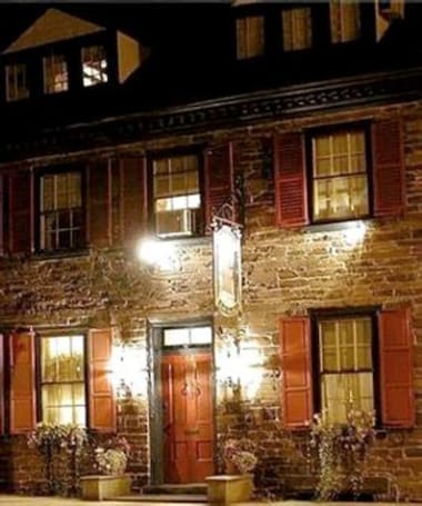 Front of property – evening/night. The Brafferton Inn