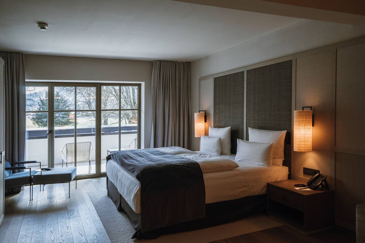 junior suite with park or garden view | view from room