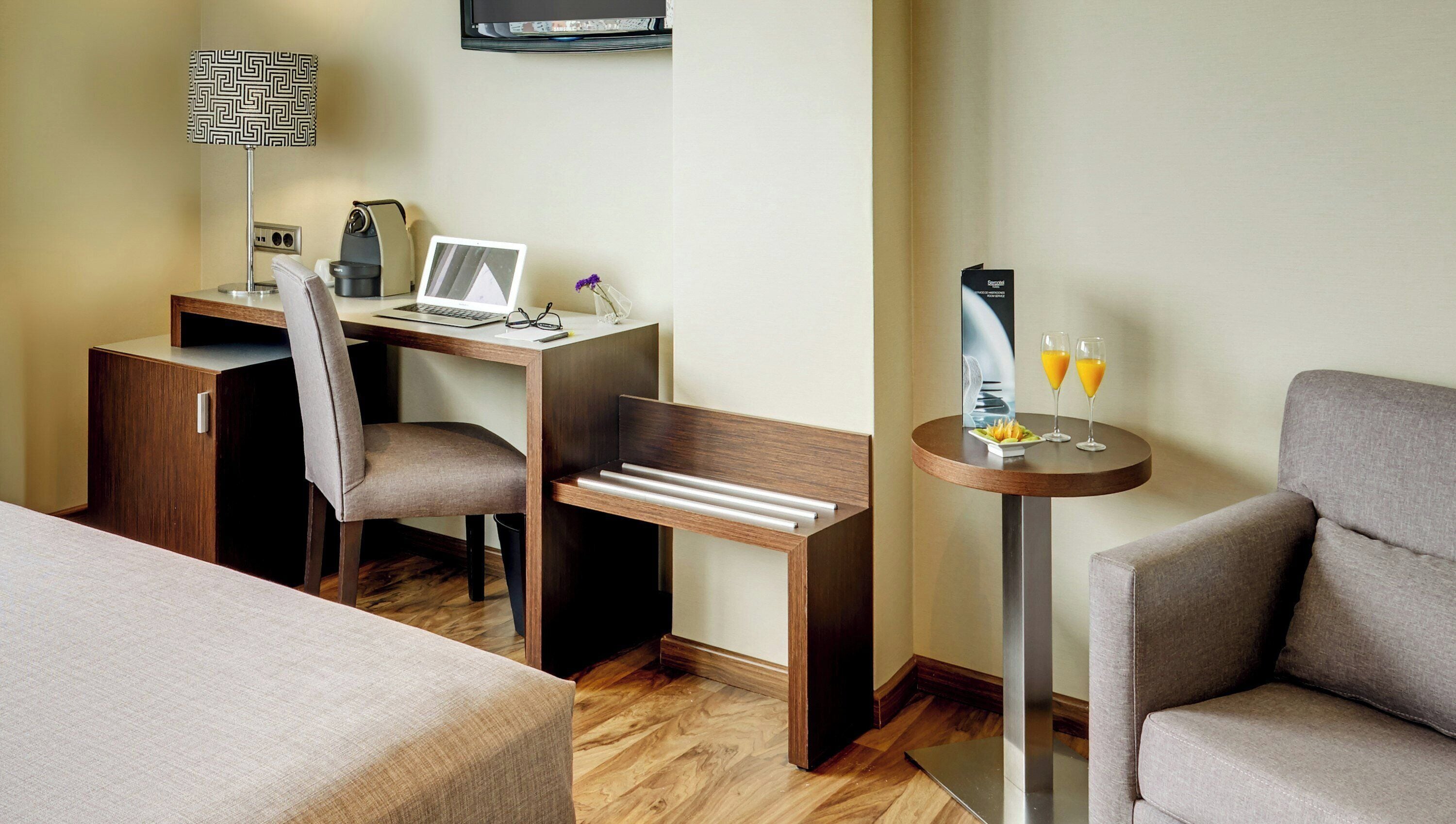 Pillowtop beds, minibar, in-room safe, desk