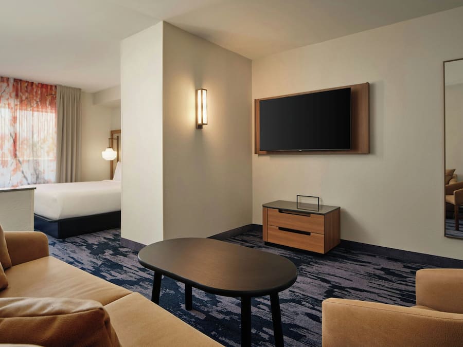 Studio, 1 King Bed with Sofa bed | Living area | 32-inch LCD TV with satellite channels, TV