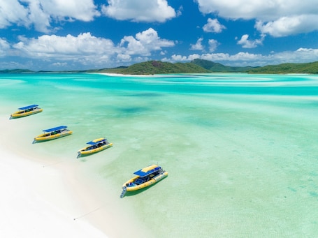 Beach nearby, white sand