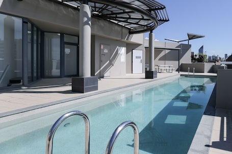Indoor pool, outdoor pool, open 6:30 AM to 9:00 PM, sun loungers