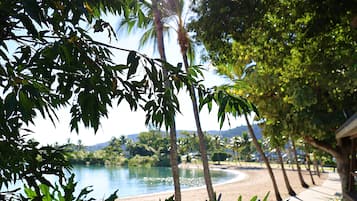Beach nearby, white sand