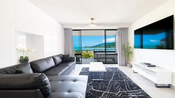 Appartement Supérieur, 1 chambre, vue océan | Coin séjour