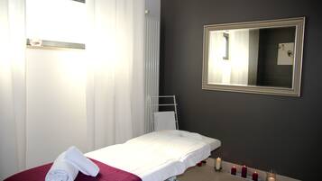 Body treatments, aromatherapy, body scrubs, facials
