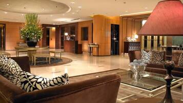 Sitteområde i lobbyen