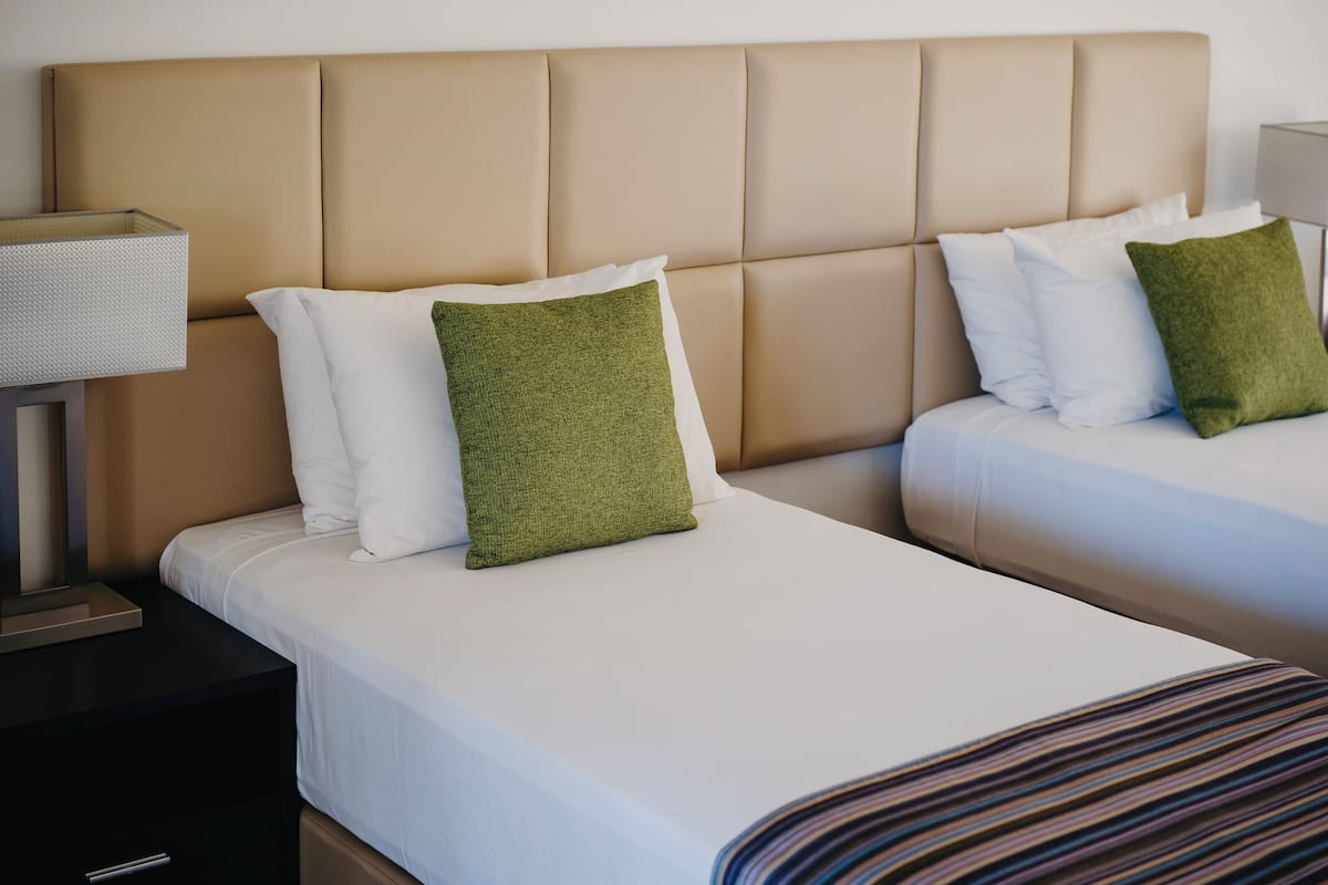 terrace twin room | 1 bedroom, premium bedding, desk, blackout curtains