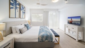 Leilighet – executive, 3 soverom | 1 soverom, strykejern/-brett og ekstrasenger (mot et tillegg)