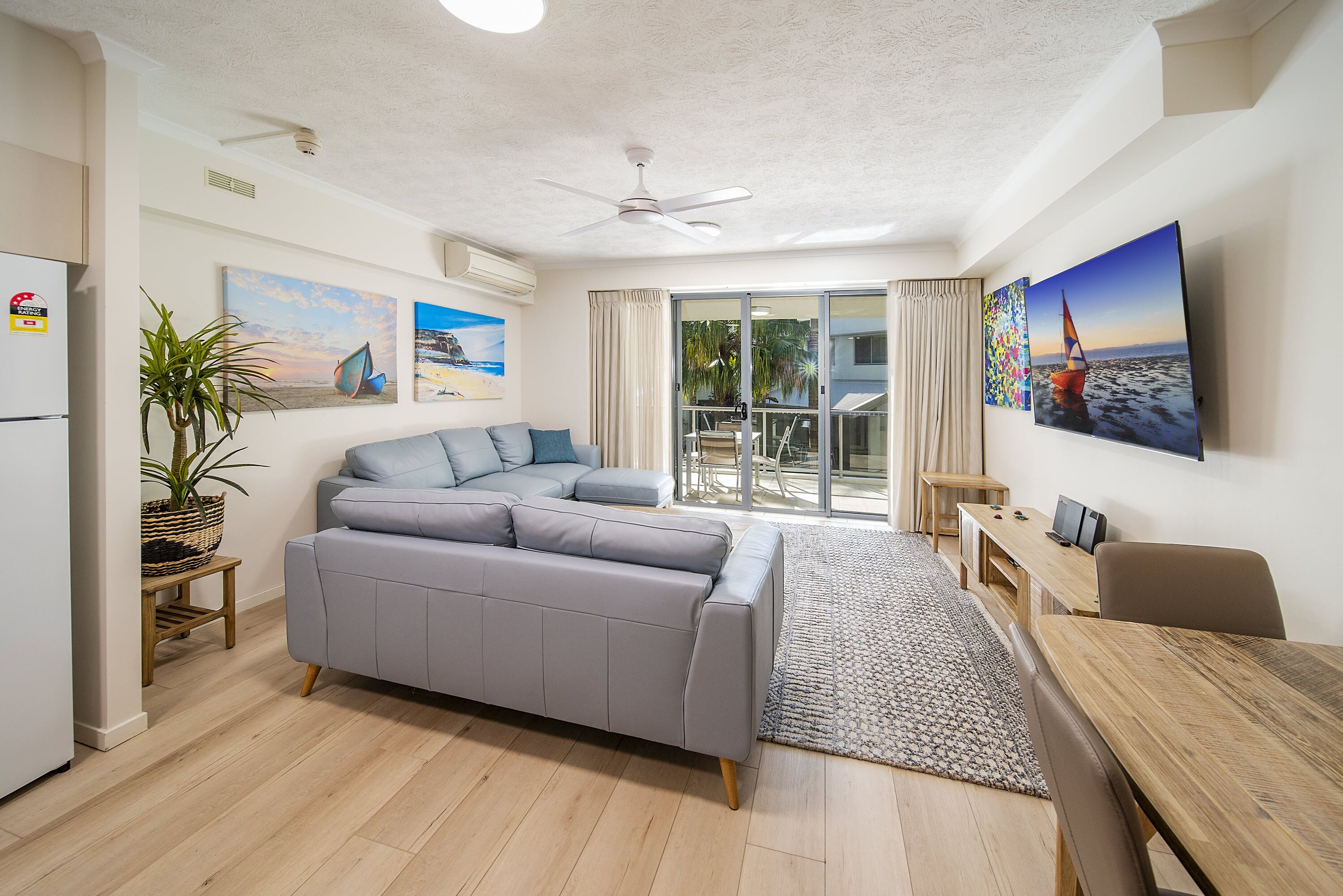 One Bedroom Apartment | Living area | 42-inch flat-screen TV with cable channels, TV, DVD player