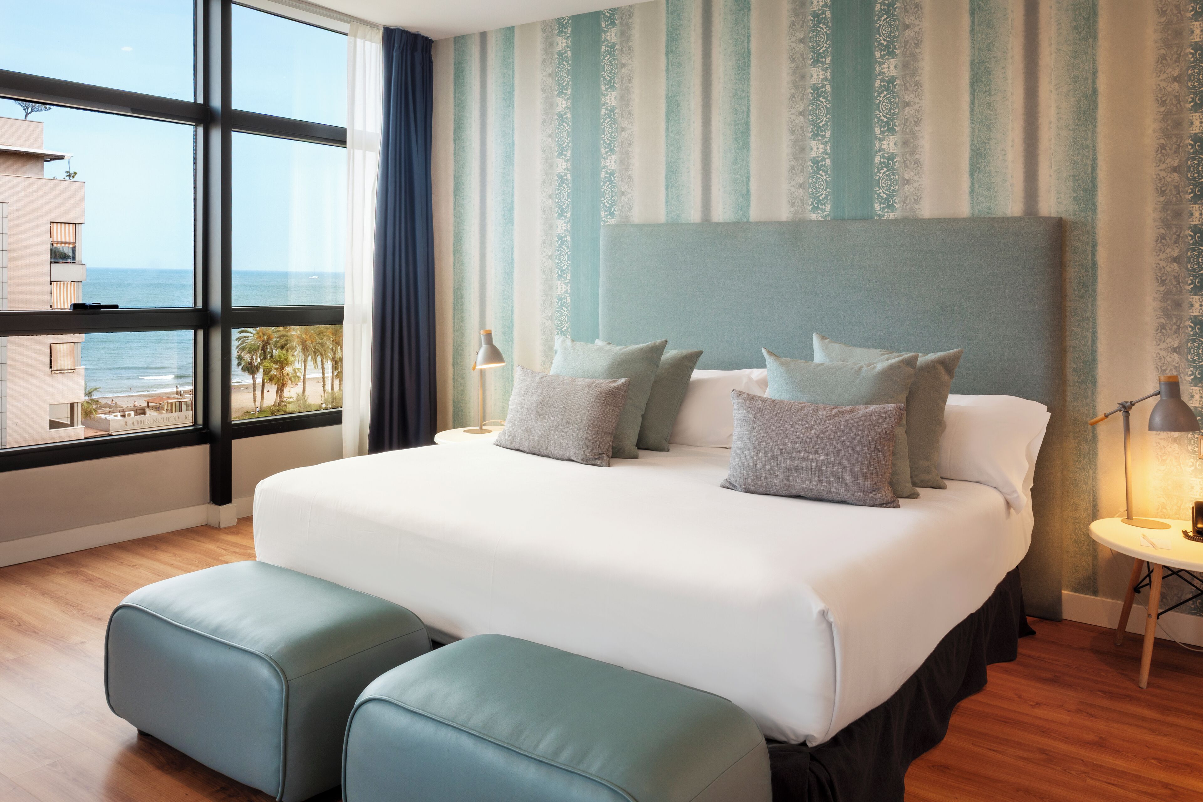 premium bedding, down duvets, minibar, in-room safe