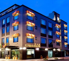 Voorkant van accommodatie