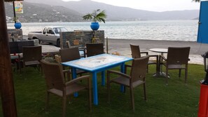 Outdoor dining - Elounda Sunrise Apartments (Agios Nikolaos)