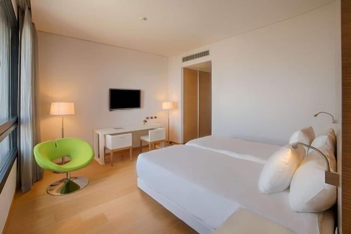 Down duvets, minibar, in-room safe, desk