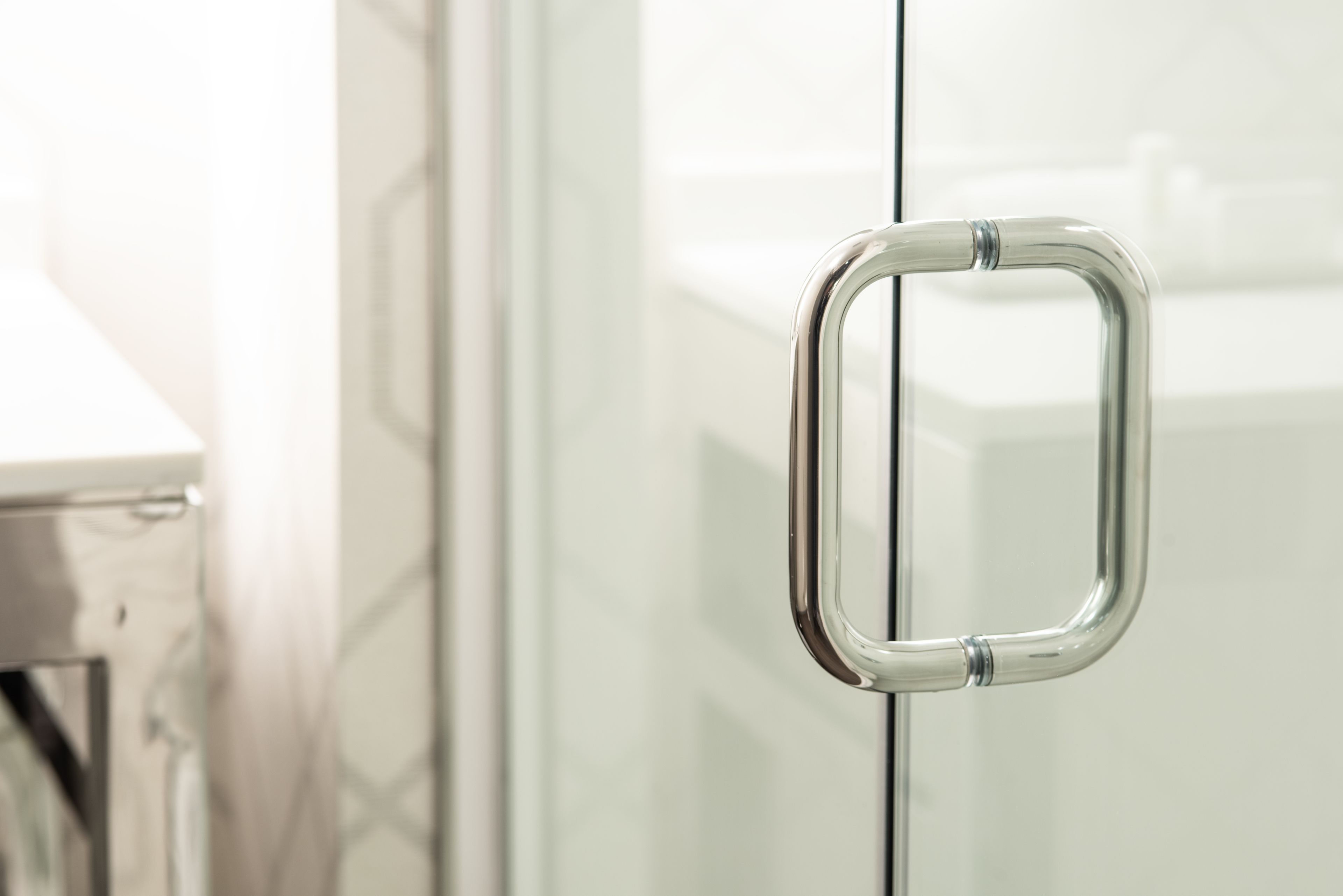 combined shower/bathtub, designer toiletries, hair dryer, bathrobes