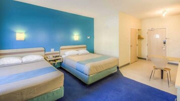 Wifi gratis, ropa de cama y despertador 