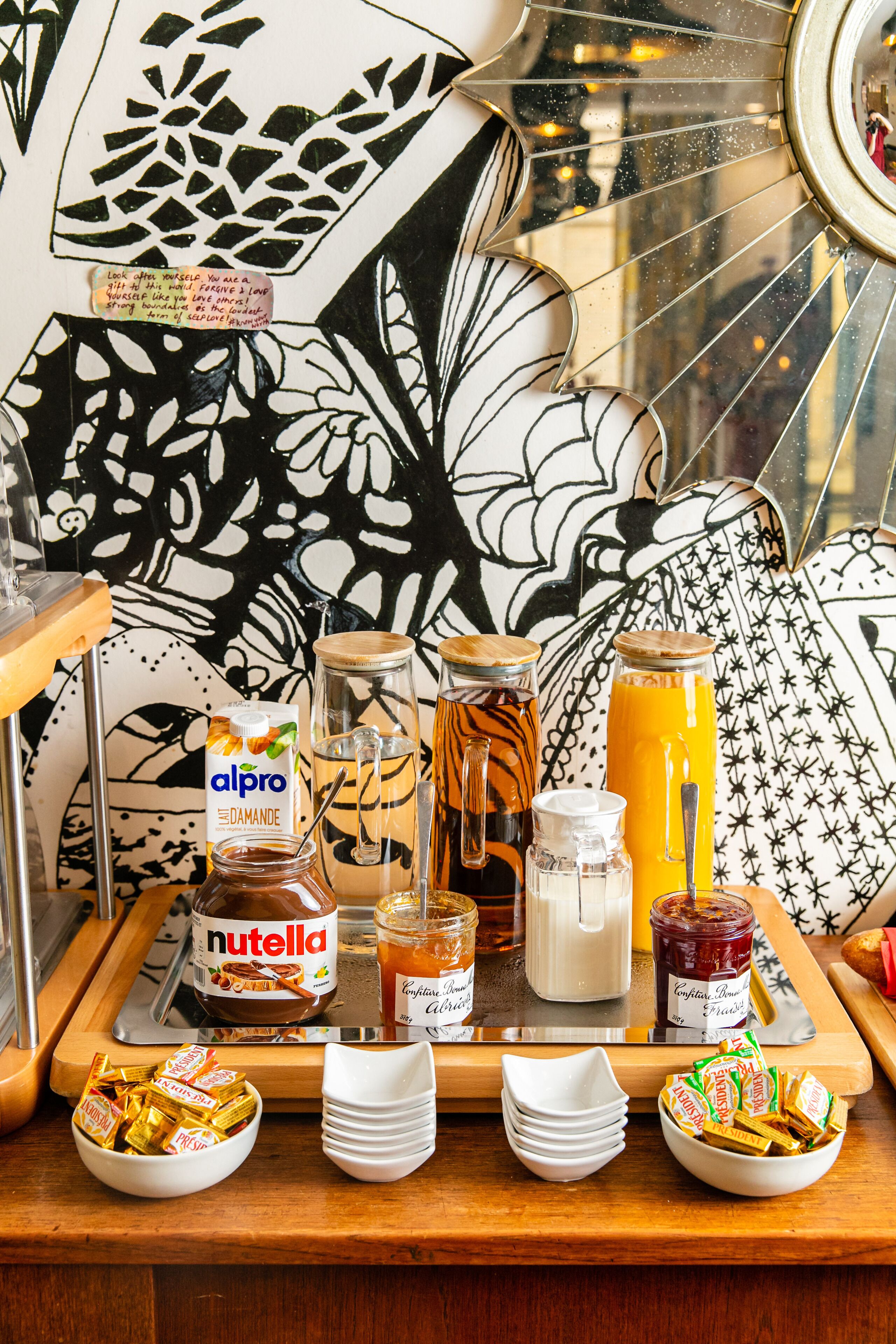 daily continental breakfast (eur 16 per person)