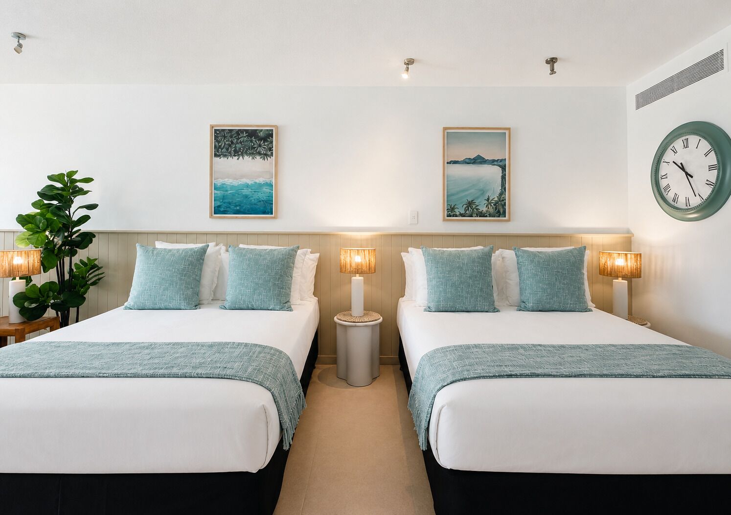 Club-Zweibettzimmer, Poolblick | Individuell dekoriert, individuell eingerichtet