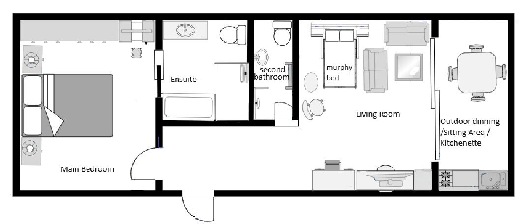 sun plantation suite | floor plan