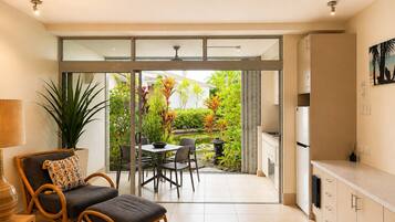 Club Apartment, 1 Bedroom | Living area | Flat-screen TV, DVD player