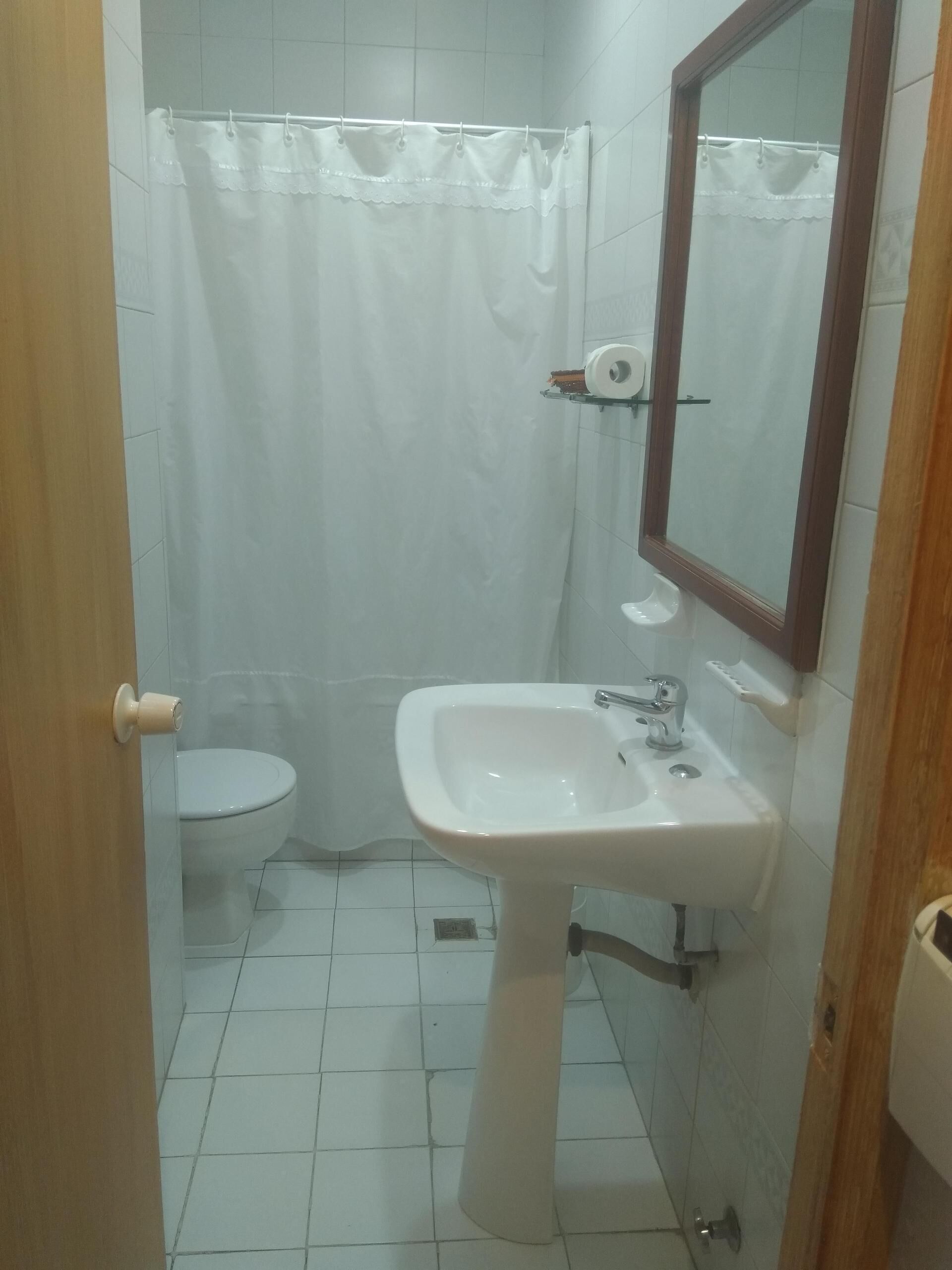 Bathroom | Bathtub, free toiletries, hair dryer, towels