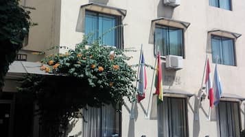 Overnatningsstedets facade