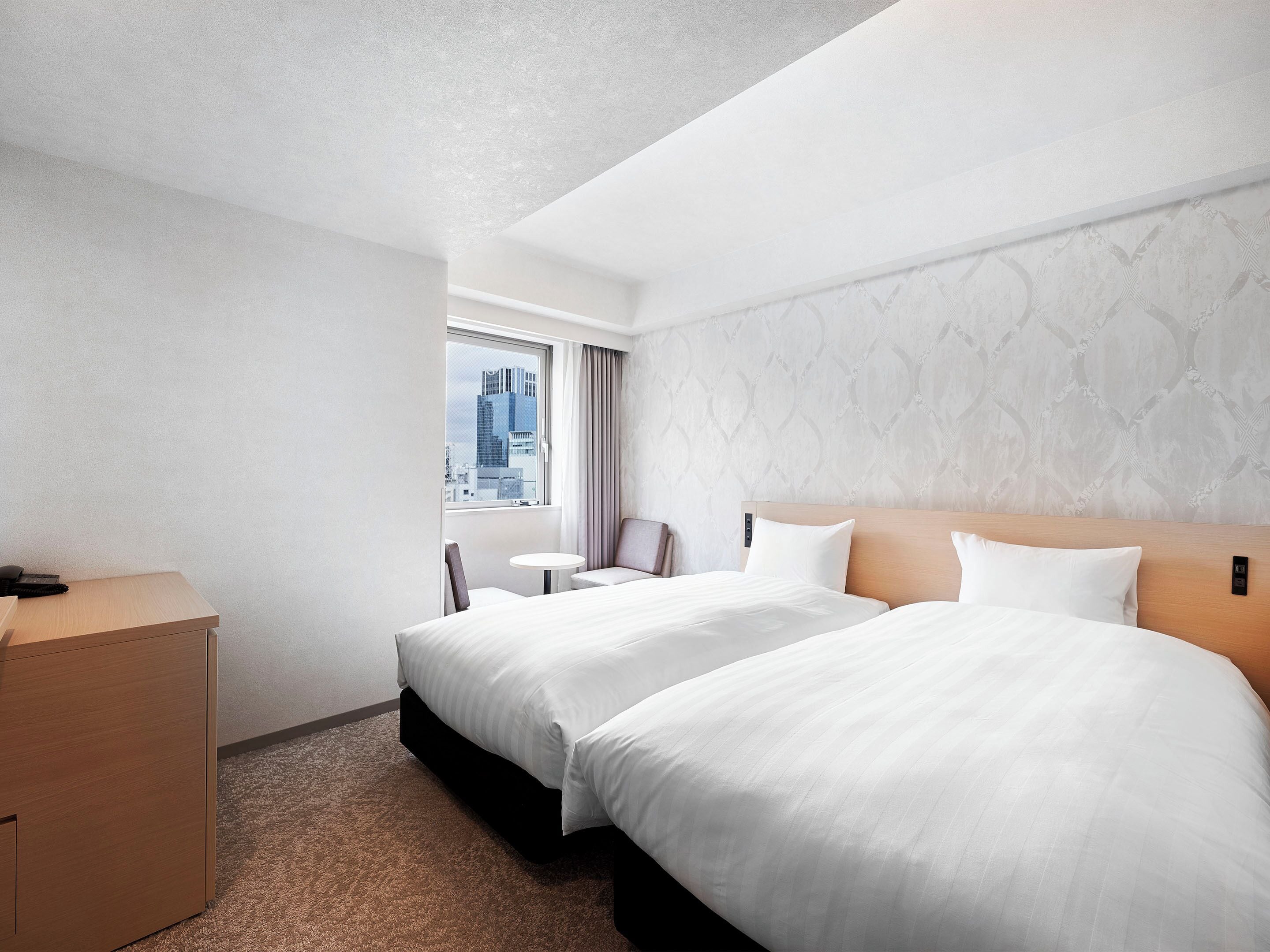 desk, blackout curtains, free wifi, bed sheets