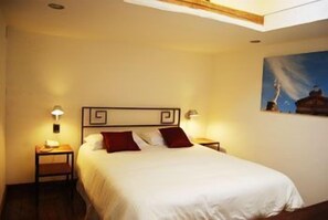 Suite, 1 queensize bed met slaapbank, balkon
