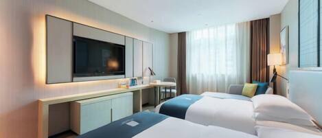 Minibar, in-room safe, iron/ironing board, alarm clocks