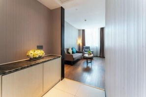 Minibar, in-room safe, iron/ironing board, alarm clocks