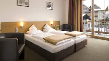 Literie de qualité supérieure, coffres-forts dans les chambres, bureau