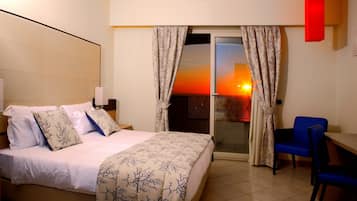 Minibar, in-room safe, desk, cots/infant beds