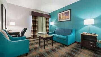 Iron/ironing board, free cots/infant beds, free wired Internet