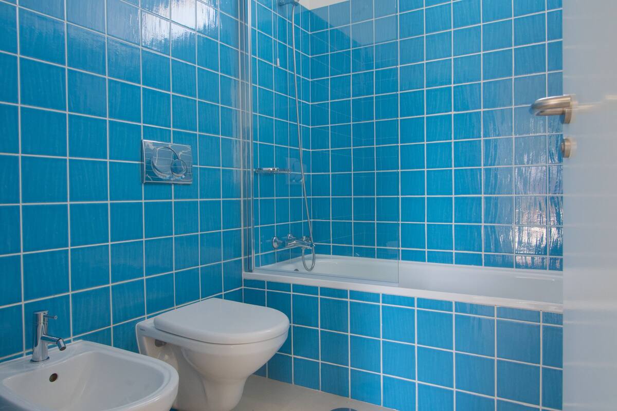 free toiletries, hair dryer, bathrobes, towels